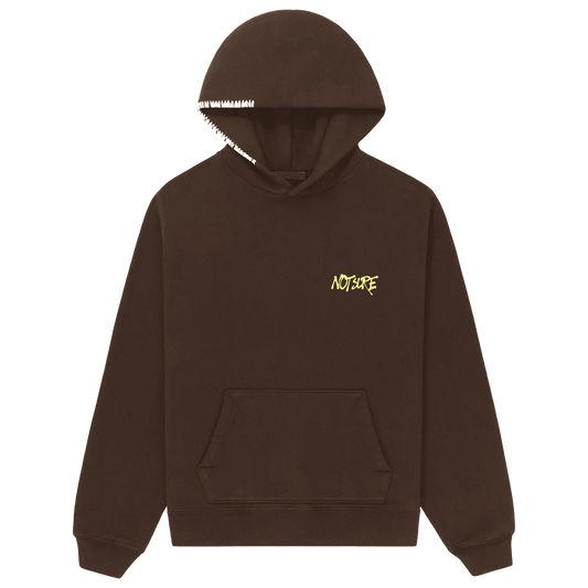 NS SUN LOGO (Brown) - HOODIE