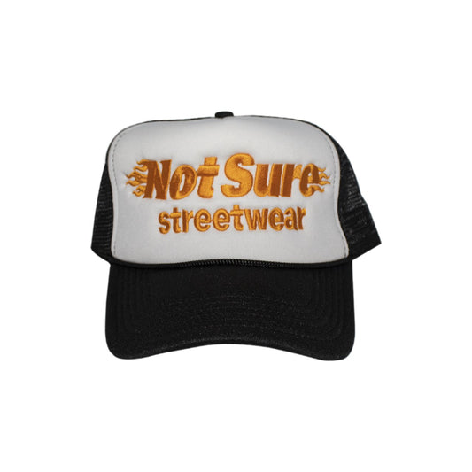 "NS FLAME" Embroidered Trucker